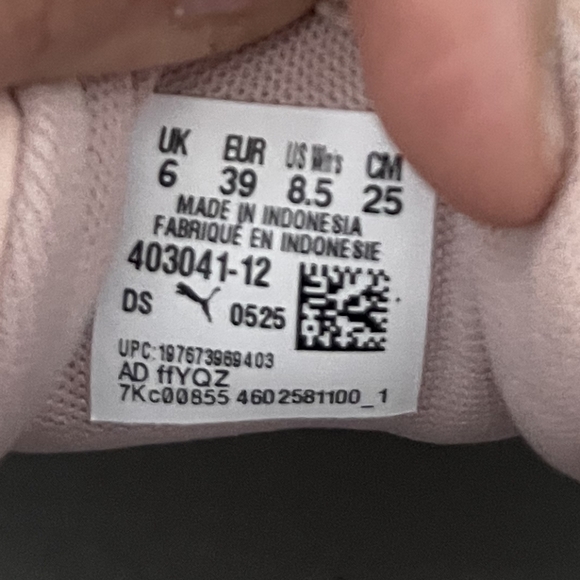 NWOT Puma Turino II Women's Sneakers Pink Rose Quartz-Frosted Ivory-Gum Size 8.5 - Picture 8 of 8